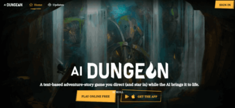 Ai Dungeon-Alternative to Character AI