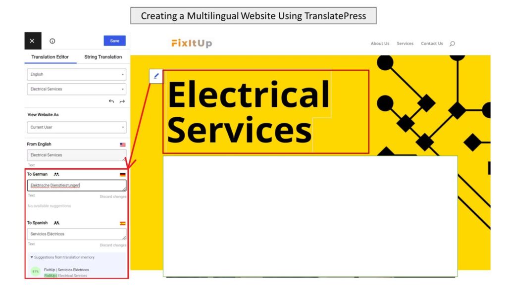 STEP 5 WORDPRESS Translation