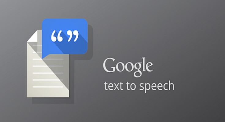 Google text to speech - Text to Speech App