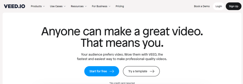 VEED.IO - Best Text To Video AI