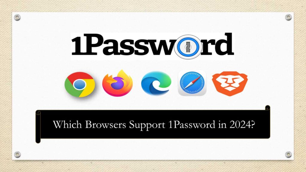 Which Browsers Support 1Password in 2024
