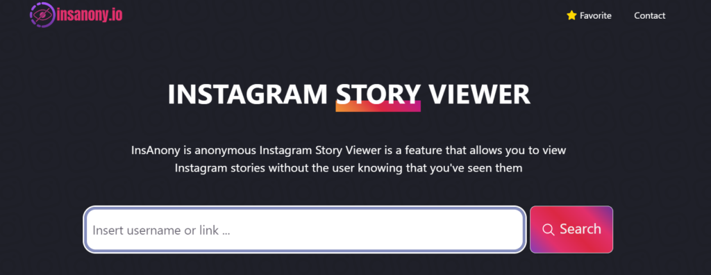 Insanony - Best Anonymous Instagram Story Viewer