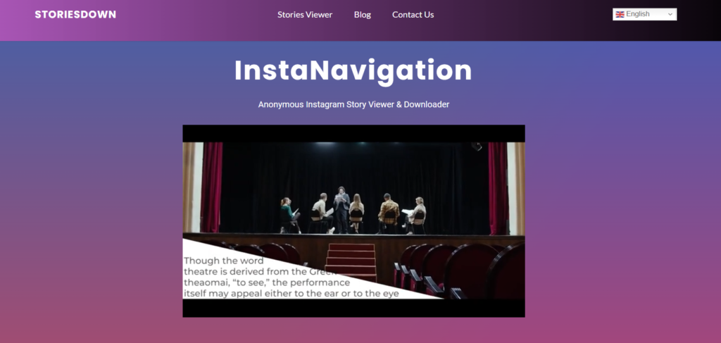 InstaNavigation – A Privacy Focused Tool