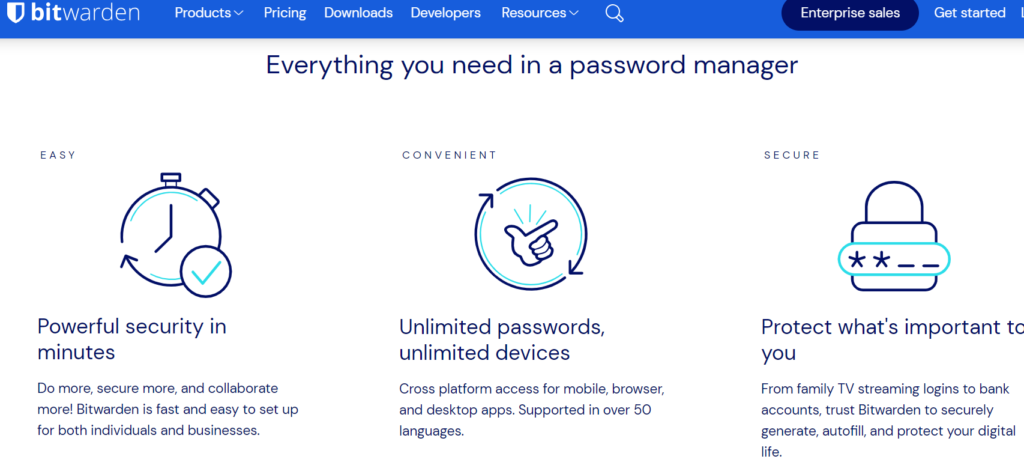 Bitwarden password manager