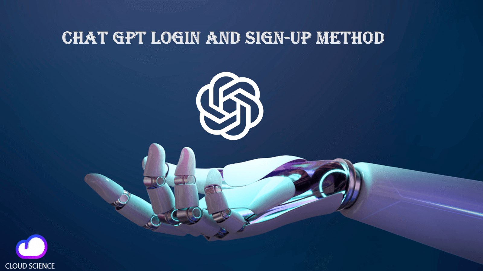 Chat gpt login sign up method