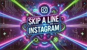 How to Skip a Line on Instagram