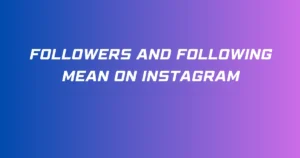 What Does Followers and Following Mean On Instagram